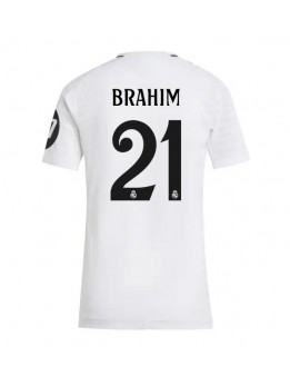 Real Madrid Brahim Diaz #21 Heimtrikot für Frauen 2024-25 Kurzarm